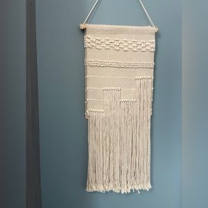 Macrame cream wall hangings